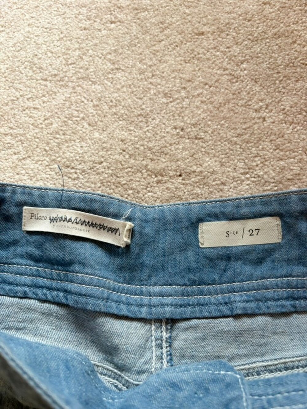 Pilcro and the Letterpress High-Waisted Wide Leg Jeans | Size 27 | Anthropologie - Picture 4 of 6